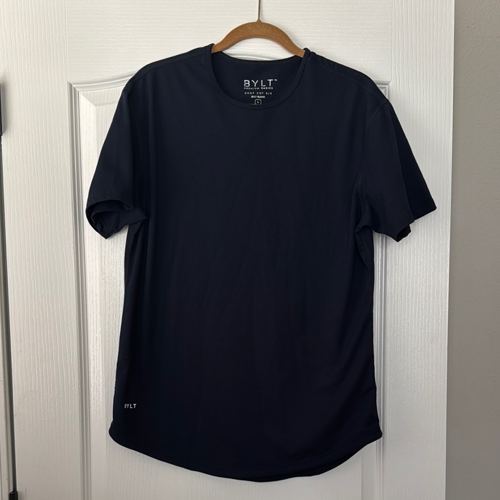 BYLT Men's Navy Blue T-Shirt